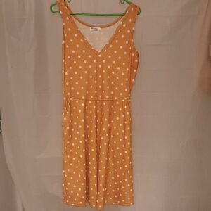 Vibrant  Polka Dot Dress